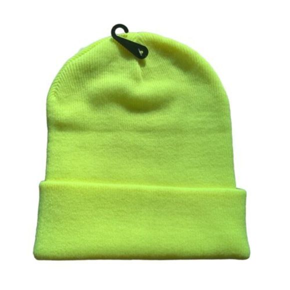Dickies Men's‎ Cuffed Beanie Hat Yellow One Size New With Tags - Picture 2 of 2